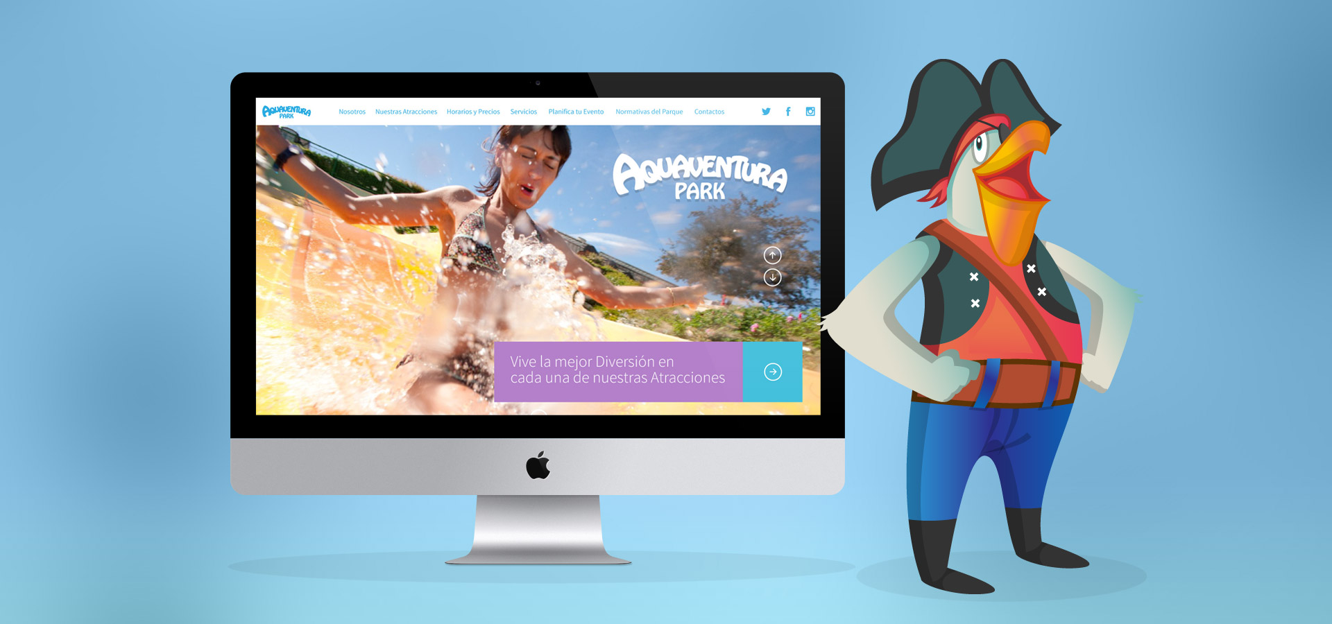 diseño web aquaventura park