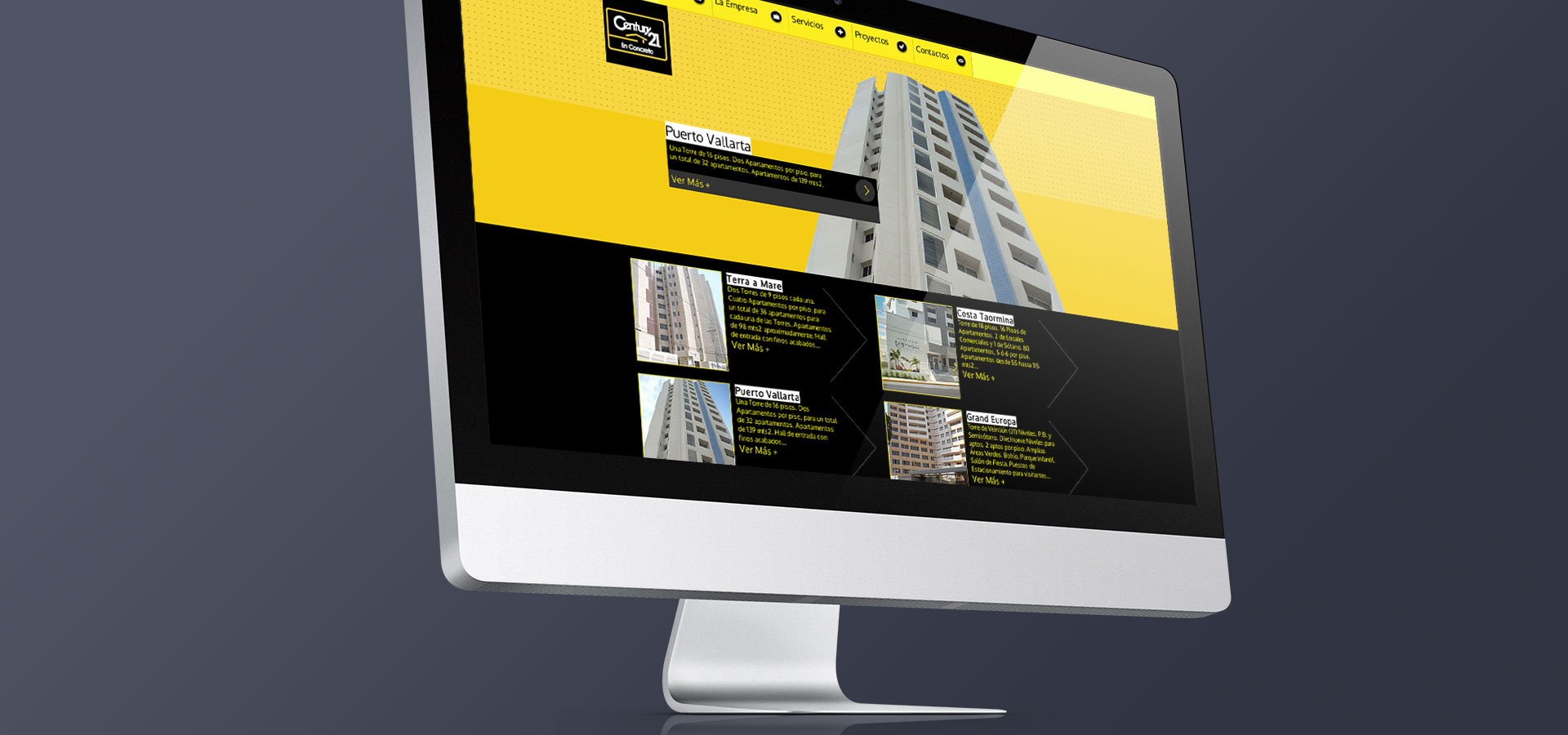 century 21 en concreto diseño web