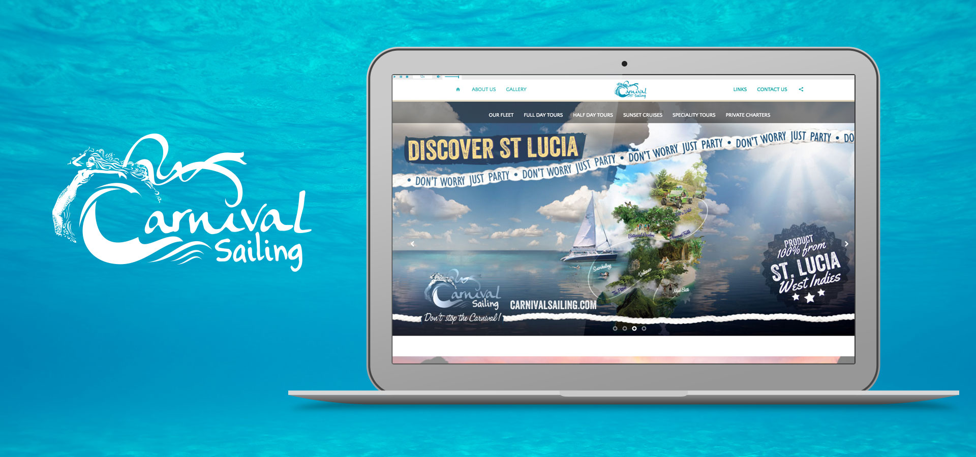 carnival sailing diseño web