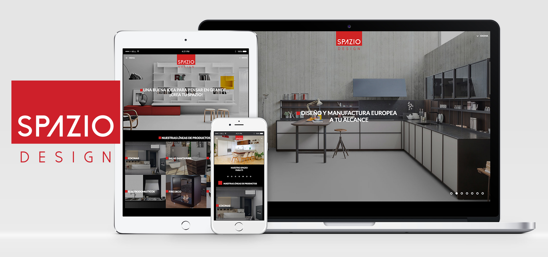 spazio design diseño web