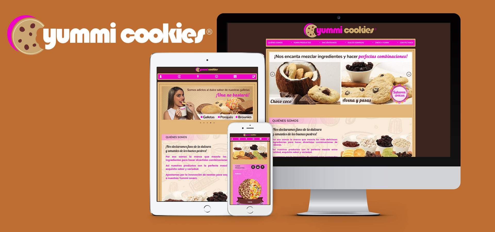 yummicookies diseño web